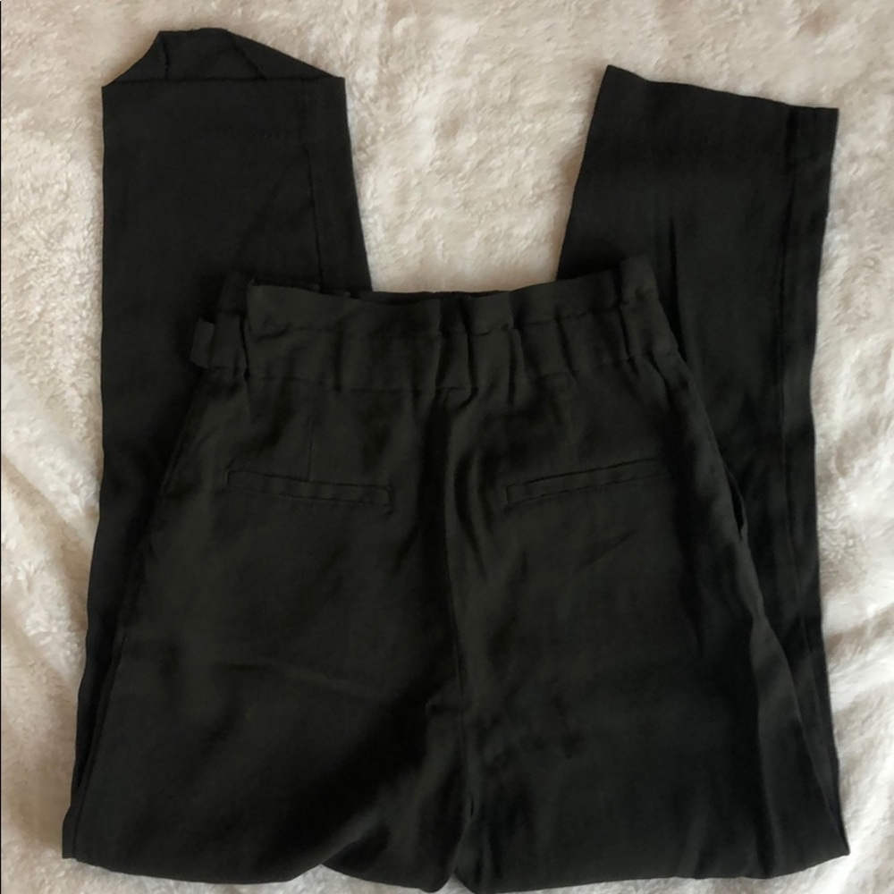 Army Green‎ Paper Bag Pants - Picture 7 of 8